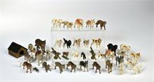 Sammlung 40 Hunde Figuren