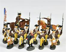 Elastolin, Konvolut George Washington & Gardesoldaten