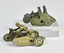 CKO, Saalheimer & Strauss, 2x Motorrad mit Beiwagen