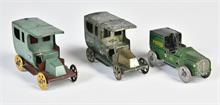 CR Rossignol, zwei Limousinen und Postauto Penny Toys
