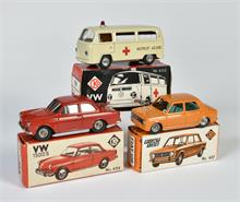 CKO Kellermann, VW Krankenwagen, VW 1500 S & Fiat 128