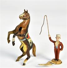 Arnold, Dompteur mit Pferd