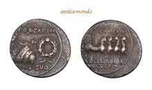 Römische Münzen, Augustus, 30 v.-14 n. Chr., AR-Denar, 18 v. Chr.