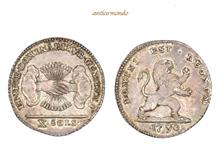 Belgien, Brabant, Belgischer Aufstand, 1789-1790, 1/2 Florin d'argent (10 Sols), 1790