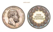 Mecklenburg Schwerin, Friedrich Franz III., 1883-1897, Silbermedaille, o.J. (1882)