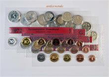 Bundesrepublik, Kursmünzensatz, 1972 D,F,G,J