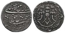 Indien, Awadh, Wajid Ali Shah 1847-1856, Rupie, 1847, K/M 365,1