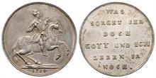 Pommern, unter Schweden, Silbermedaille, 1714