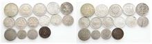 Kaiserreich, Lot von Kleinmünzen des Kaiserreichs, des Dritten Reichs sowie 1 Gulden aus Danzig