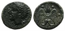 Sicilia, Katane, AE-Tetras, 405/402 v. Chr.