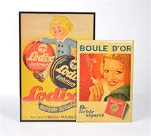 2 Plakate "Lodix" + "Boule d'Or"