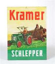 Blechschild "Kramer Schlepper"
