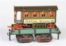 Märklin, Plattformwagen mit "Circus Oriental" Wagen