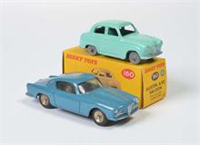 Dinky Toys, Austin A 30 Saloon Nr. 160 + Alfa Romeo Coupe Nr. 245 "PKZ"
