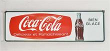 Emailleschild "Coca Cola" 