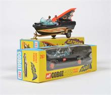 Corgi Toys Bat  Mobile Nr. 267 + Bat Boat with Trailer Nr. 107