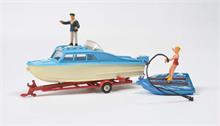 Corgi Toys, Dolphin 20 4 Berth Cruiser Boat + Trailer