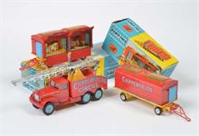 Corgi Toys, Chipperfield's  Circus Crane Truck + 2x Animal Cage
