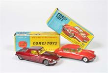 Corgi Toys, Citroen DS 19 (2105) + "Le Dandy" Coupe (259)
