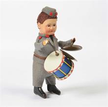 Schuco, Soldat mit Trommel + Tschinellen