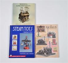 3 Bücher Dampfmaschinen + Lokomotiven