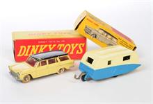 Dinky Toys, Caravan + Fiat 500