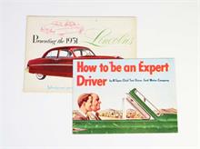 2 Verkaufsprospekte "Ford Motor Company" 1949 + "Lincoln"