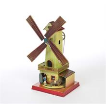Doll, Windmühle mit Müller + Esel