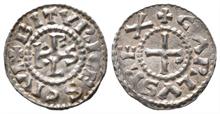 Frankreich / Karolinger, Karl der Kahle 843-877, Denar