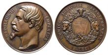 Frankreich, Napoléon III. 1852-1871, Bronzemedaille 1858