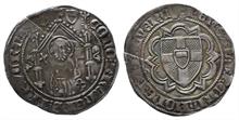 Trier, Kuno II. von Falkenstein 1362-1388, 1 1/2 Schilling zu 18 Pfennig o . J. (1372-1375)