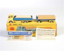 Corgi Toys, GS 11 ERF Dropside Truck + Trailer mit geformten Felgen