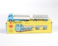 Corgi Toys, ERF Milchwagen + Anhänger, GS 21, blau/weiß
