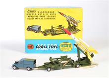 Corgi Toys, GS 4 RAF Landrover + Missile Platform