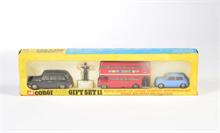 Corgi Toys, London Set mit gelber Box (ohne Whizzwheels)