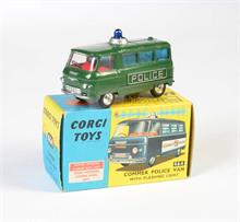 Corgi Toys, Commer Police Van Police , grün mit Zubehör