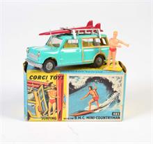 Corgi Toys, BMC Mini Countryman Wassersport mit Speichenfelgen