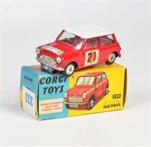 Corgi Toys, Sun Rallye Mini mit Begleitbrief, rot/weiß