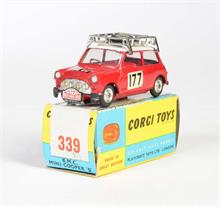 Corgi Toys, Austin BMC Monte Car in Box mit geformten Felgen