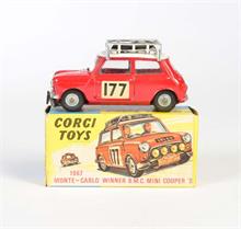 Corgi Toys, Austin BMC Monte Car mit Speichenfelgen