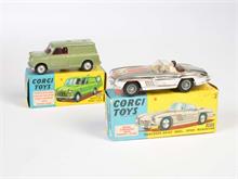 Corgi Toys, Mini Kombi Van + Mercedes Benz 300 SL #3