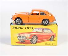 Corgi Toys, MGB GT Competition, orange (sehr seltene Farbe)