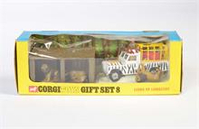 Corgi Toys, GS 8 Löwen von Longleat "Zebra" Landrover mit Speichenfelgen