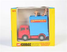 Corgi Toys, Bedford Giraffen Transporter in Blister (sehr selten)