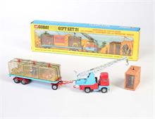 Corgi Toys, Scamnell Circus Crane Set mit Trailer