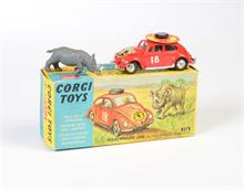 Corgi Toys, VW Käfer mit Nashorn, Rechtslenker