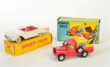 Corgi + Dinky Toys, Thunderbird + Breakdown Truck, England 