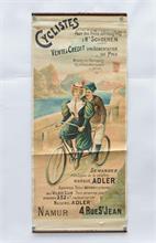 Louis Hecht, Brüssel, Plakat "Adler Fahrräder"
