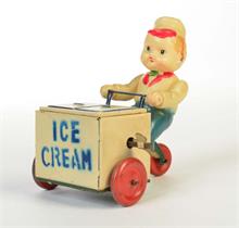 Ice Cream Vender + Celluloid Figur
