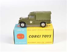 Corgi Toys, US Army Land Rover (500) + Zubehör